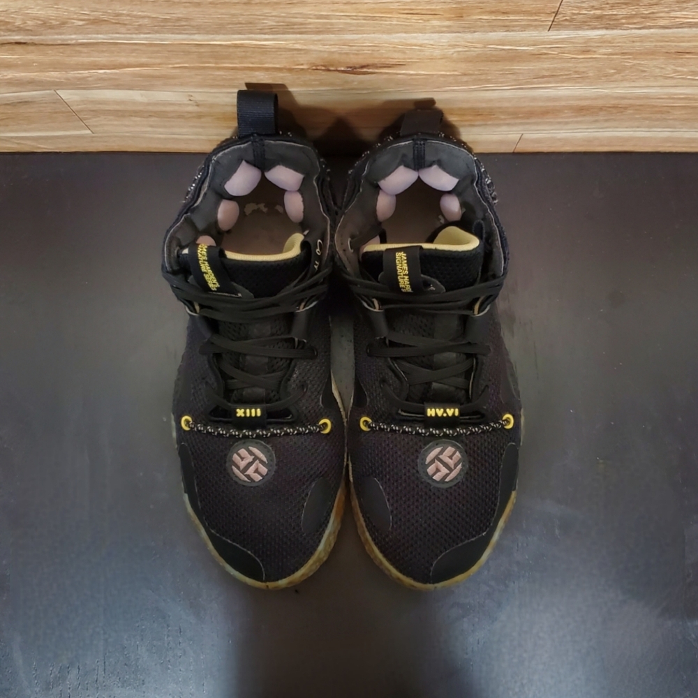 Adidas Harden Vol 6 Black Marbled Shoes Men's Size 7 - Picture 6 of 11